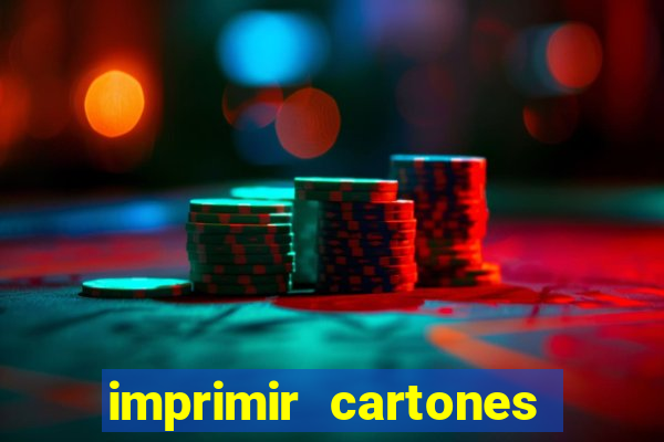 imprimir cartones de bingo